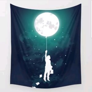 To The Moon! Tapestry